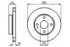 Тормозной диск MAZDA 121/121 / Metro / 323 / MX-5 \ '\' F 0986478241