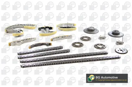 Комплект цепи ГРМ A4 / A6 / A8 / Phaeton 3.0 TDi 06-08 BGA TC0196FK
