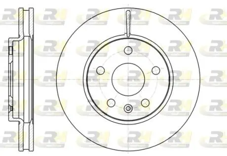 Гальмівний диск ROADHOUSE 6128510