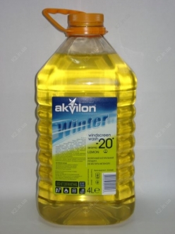 Зимняя жидкость омывателя AKVILON AKVILON LEMON -20C 4L (фото 1)