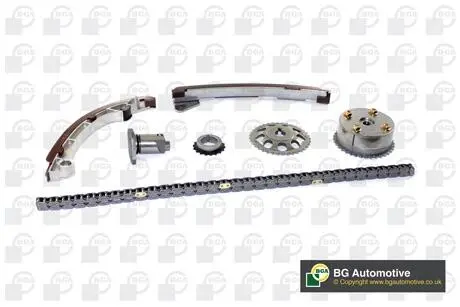 Комплект цепи ГРМ TOYOTA AVENSIS / COROLLA 1.6i 00-09 (с шестернями / + VVT) BGA TC0345VFK