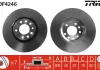 Диск тормозной (1 шт.) OPEL / SAAB Astra / Corsa / Zafira / 9-3 / 9-5 &quot;F D = 308mm&quot; 04 &gt;&gt; TRW DF4246 (фото 3)