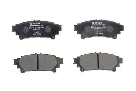 Гальмівні колодки дискові LEXUS / TOYOTA RX / GS / RC / Sienna \ '\' R \ '\' 2,0-3,5 \ '\' 09 >> BOSCH 0986494873