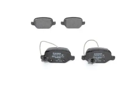 Гальмівні колодки дискові ALFA ROMEO MiTo \ '\' R \ '\' 1,3-1,6 \ '\' 08 >> BOSCH 0986494776 (фото 1)