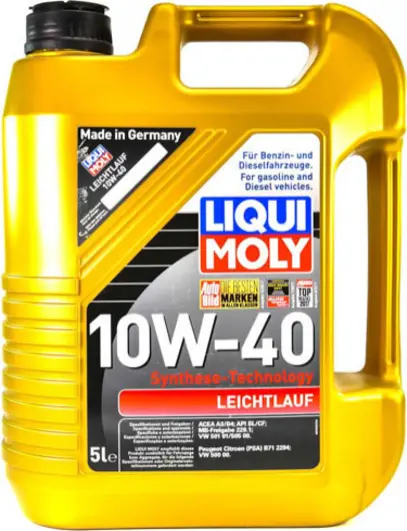 Масло моторное Liqui Moly Leichtlauf 10W-40 (5 л) LIQUI MOLY 9502 (фото 1)