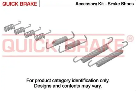 Р-к барабанных тормозов. колодок QUICK BRAKE 105-0703