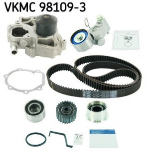 Комплект (ремень + ролик + помпа) SKF VKMC 98109-3