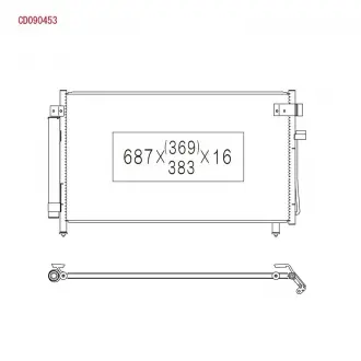 Радиатор кондиционера Subaru Forester 2003-2008 KOYORAD CD090453 (фото 1)