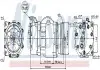 Компрессор VW GOLF III (91-) 1.6 i (+) [OE 95NW19D629CB] NISSENS 89040 (фото 9)