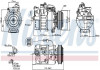 Компрессор SAAB 9-5 (97-) 1.9 TiD (+) [OE 4541207] NISSENS 89208 (фото 5)