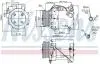 Компресор MT GALANT (96) 2.0 i 16V (+) [OE MR360561] NISSENS 89227 (фото 5)