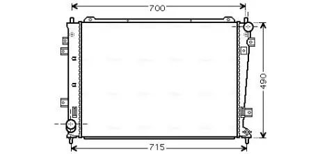 Радиаторы AVA AVA COOLING KA 2162
