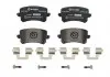 Тормозные колодки дисковые BREMBO P85109X (фото 1)
