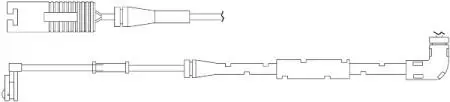 Датчик зносу гальмівних колодок (передніх) Land Rover Range Rover III 09-12 (L=830mm) QUICK BRAKE WS0262A