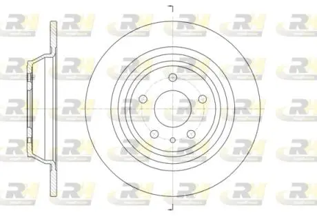 Гальмівний диск ROADHOUSE 6160600
