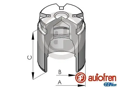 Поршенек суппорта зад ACCENT / i20 / i10 / RIO (34х47мм) 10- AUTOFREN D025530