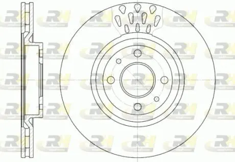 Тормозной диск ROADHOUSE 631510 (фото 1)