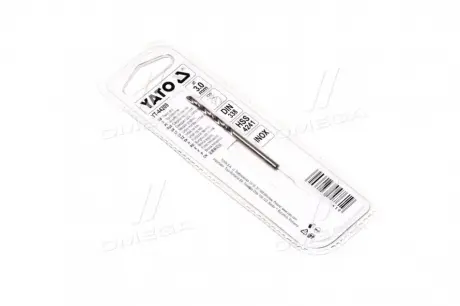 Сверло по металлу premium к нерж и высокол стали, литья 3 х 60 мм hss 4241 (про-во) YATO YT-44209 (фото 1)