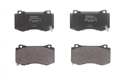 Гальмівні колодки дискові CHRYSLER / JEEP 300C / Grand Cherokee SRT "F" 04-10 BOSCH 0986494870