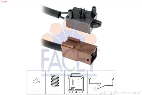 Датчик педалі зчеплення Berlingo / Partner 2.0HDI FACET 7.1219