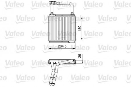 Радиатор отопителя салона Valeo 811526