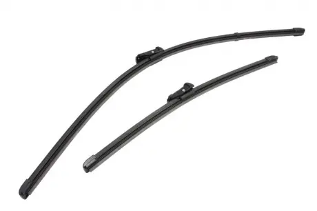 Комплект склоочисників SILENCIO FLAT BLADE SET / безкаркасний / 650 • 400 мм. / Зі спойлером / Valeo 574668