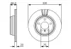 Тормозной диск BOSCH 0 986 479 622 (фото 9)