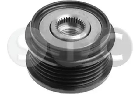 Шкив генератора Laguna2 F4P / F4R Carisma / Kangoo / Megane F9Q Valeo 61x17x41.2x6PK STC T404912