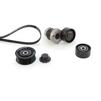 Фото 1 - роликовый модуль натяжителя ремня (ролик, ремень) Gates K017PK1600 Роликовый модуль натяжителя ремня (ролик, ремень) Gates K017PK1600 (фото 1)