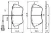 Тормозные колодки дисковые FIAT 500 &quot;F&quot; 09 &gt;&gt; BOSCH 0986495378 (фото 6)