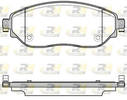 Тормозные колодки, к-кт. ROADHOUSE 21617,08
