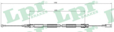 Трос ручного тормоза LPR C0007B (фото 1)