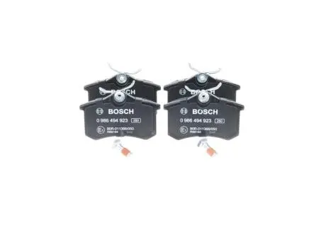 Тормозные колодки дисковые AUDI / SEAT / SKODA A1 / Leon / Octavia &quot;R&quot; 12 &gt;&gt; BOSCH 0986494923 (фото 1)