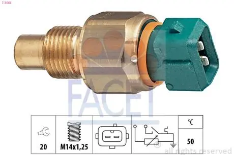 Датчик температуры Ducato / Jumper 1.9D / Berlingo FACET 7.3542