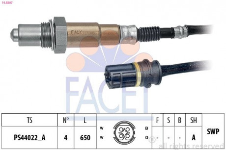 Лямбда-зонд W203 / W211 1.8 00> FACET 10.8287