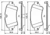 Тормозные колодки, дисковые BOSCH 0 986 494 833 (фото 9)