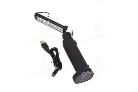 Фонарь складной светодиодный (LED) аккумуляторный 6 + 1 (Made in GERMANY) (про-во) Toptul WL-0601