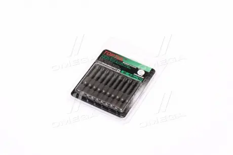 Набор бит 1/4 "50мм PH2 магнитных Anti-Slip (под шуруповерт) 10шт (про-во) Toptul FSMA0802G