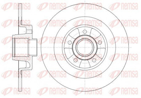 Диск тормозной REMSA 6999.00