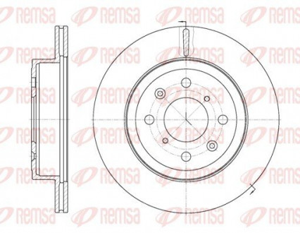 Диск тормозной REMSA 61038.10