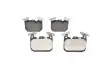 Комплект тормозных колодок с 4 шт. дисков BOSCH 0986494701 (фото 1)
