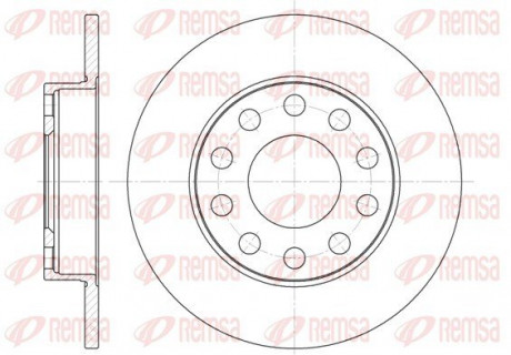 Диск гальмівний REMSA 6753.00