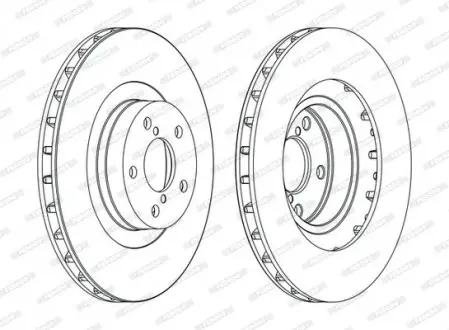 Тормозной диск FERODO DDF1175C