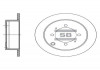 Гальмівний диск задній Hi-Q (SANGSIN) SD1138 (фото 1)