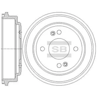 Шт. тормозной диск Hi-Q (SANGSIN) SD1078