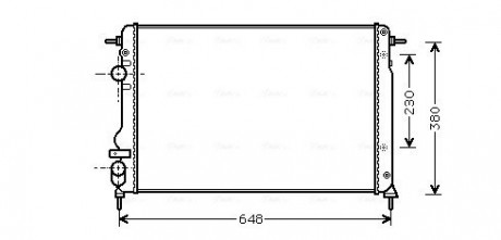 Радiатор AVA COOLING RTA 2312