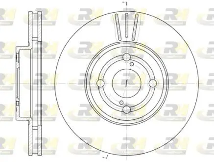 Гальмівний диск ROADHOUSE 670310