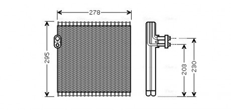 Испаритель кондиционера AVA AVA COOLING TO V485