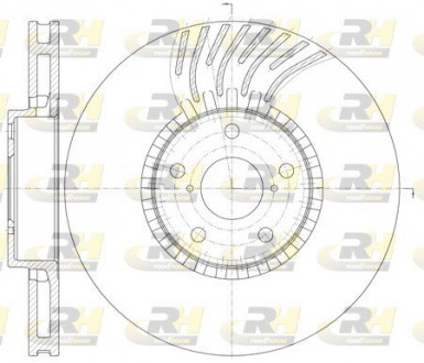 Передн. диск правий LEXUS GS 300, 430 05- ROADHOUSE 6117911