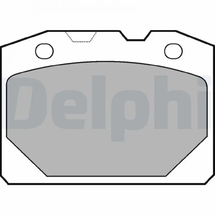 Тормозные колодки LADA 01-07 DELPHI Delphi LP92 (фото 1)